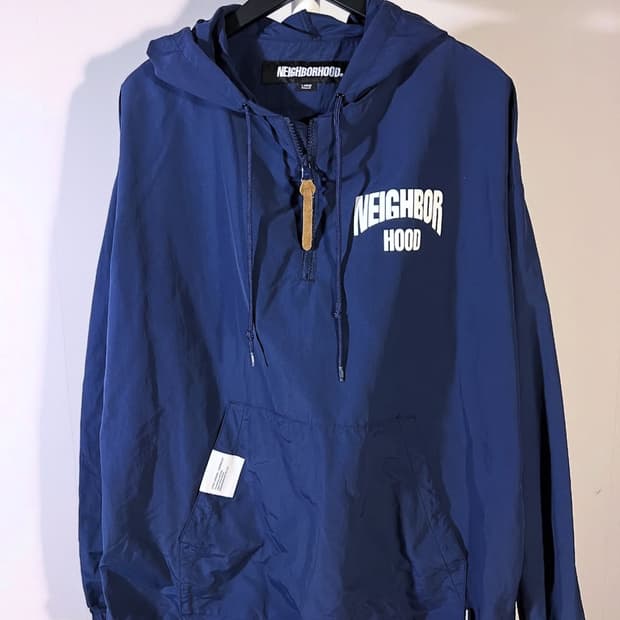 네이버후드 아노락 자켓 (L) 블루