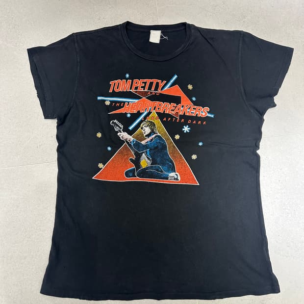 madeworn tompetty 빈티지 반팔 티셔츠