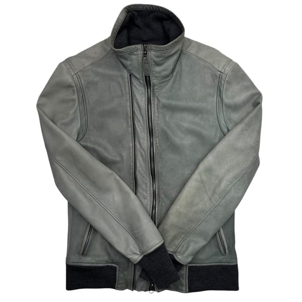 솔리드옴므 투웨이 램스킨 레더 자켓 M