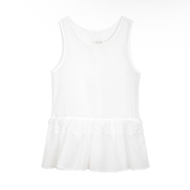 오헤시오 레이어드 프릴 슬리브리스