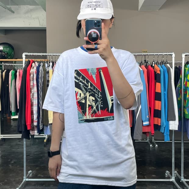 OBEY 프린팅 반팔 티셔츠(데드스탁)