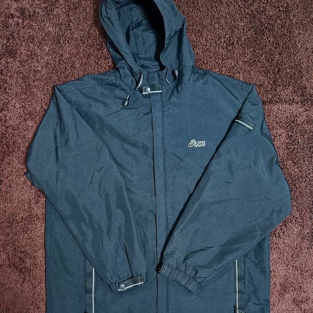 아식스 올드스쿨 정품 바람막이 자켓 105