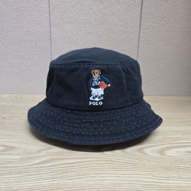 OS 폴로랄프로렌 폴로베어 버킷햇 블랙 