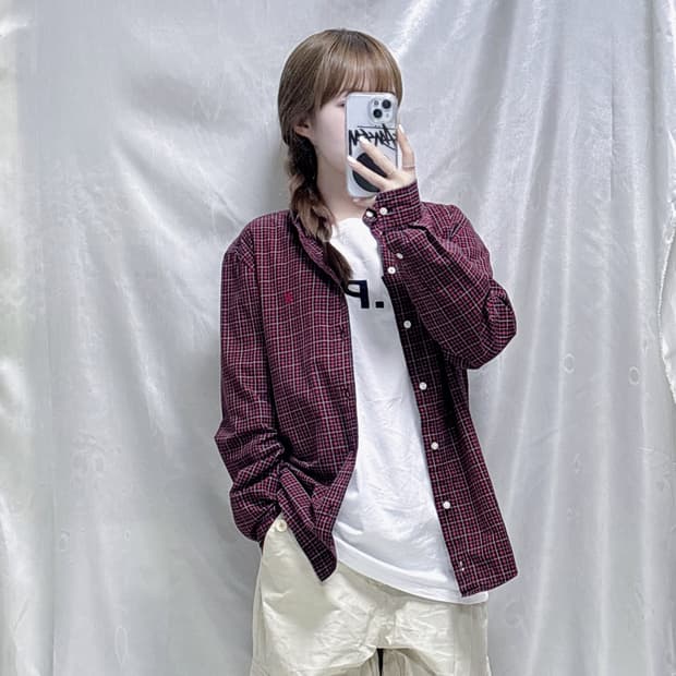폴로 랄프로렌 레드포니 체크셔츠 