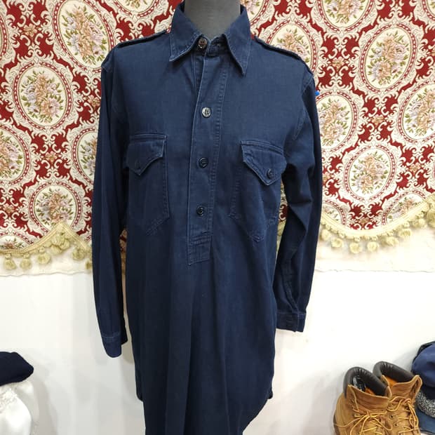 폴로 랄프로렌 00s 앵커버튼 데님 원피스

