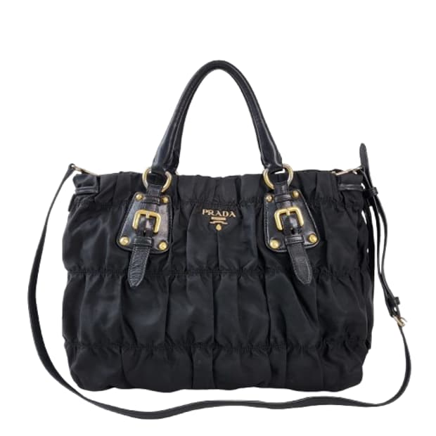 정품 프라다 고프레 포코노 투웨이백