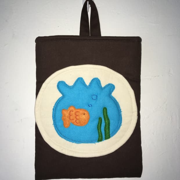 토란 물고기 북커버 토란백