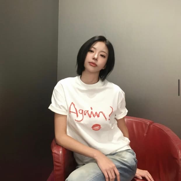 앤더슨벨_ (ESSENTIAL) UNISEX AGAIN LIP T-SHI