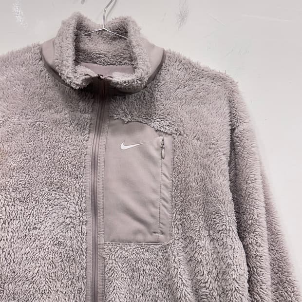 나이키 스우시 체스트포켓 모헤어 플리스