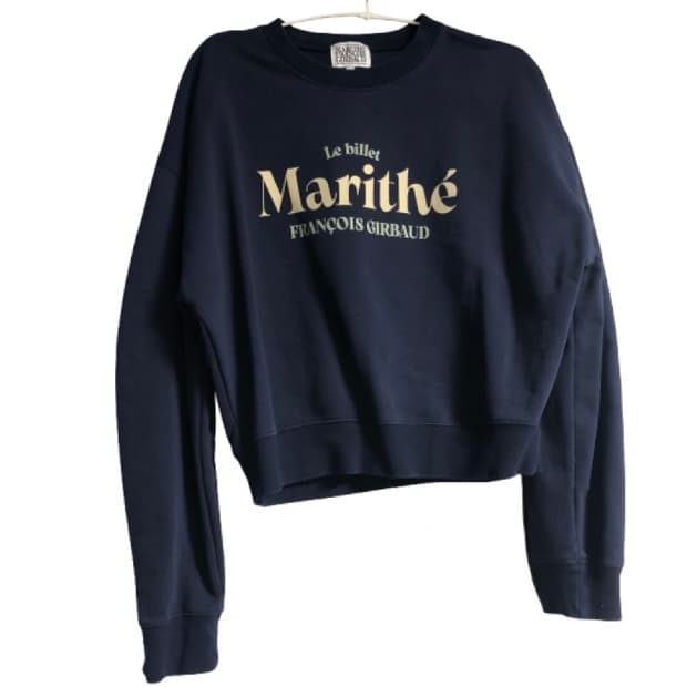 마리떼 프랑소와 저버 맨투맨 네이비 M