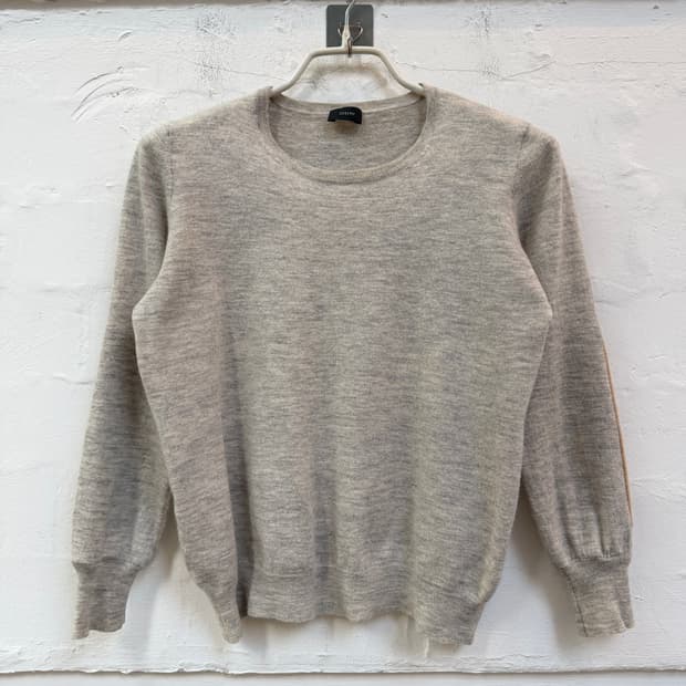 Joseph 캐시미어 엘보패치 니트 M