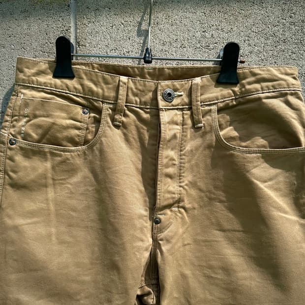 G star raw twill cotton sarouel pants