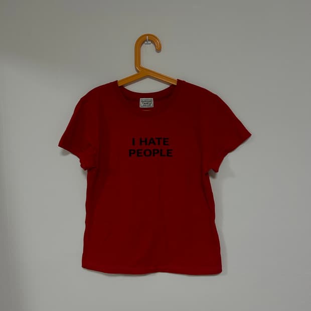 I HATE PEOPLE graphic t-shirts