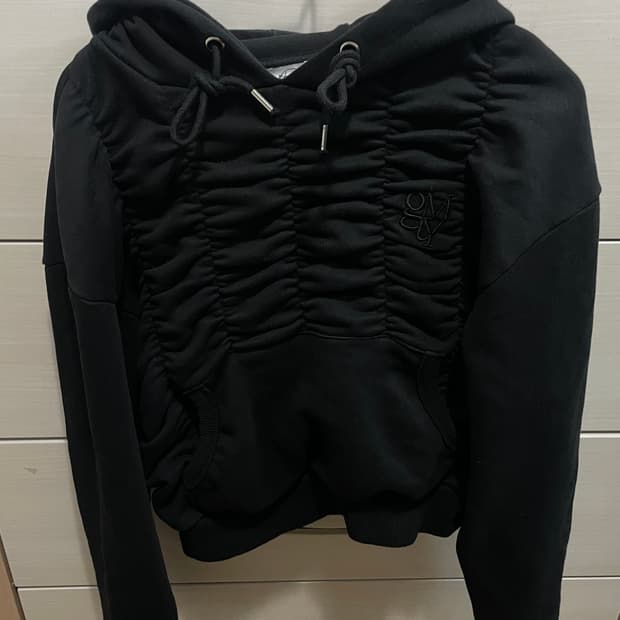 김미더영 셔링 후드집업