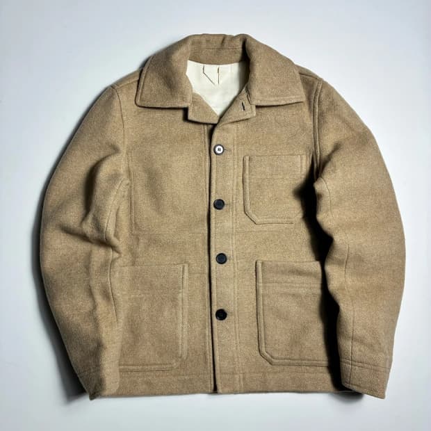 아르켓 베이지 울 워크웨어 자켓 R3298