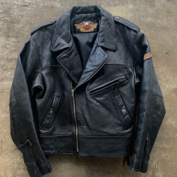 90-00s 할리 데이비슨 더블 라이더 자켓