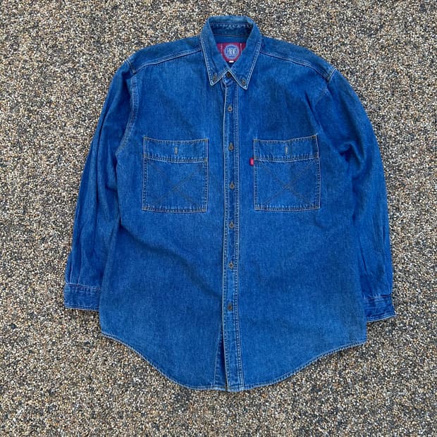 J news 빈티지 데님 셔츠
