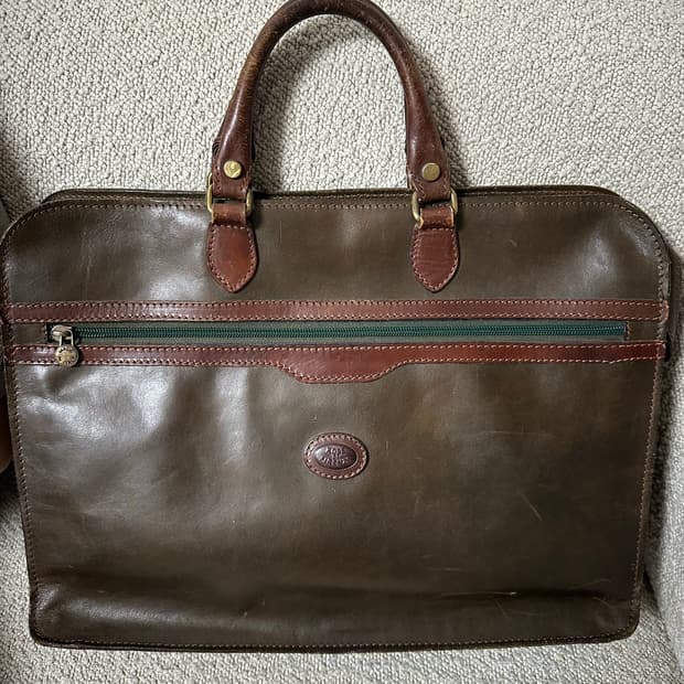 The Bridge Firenze 이태리 가죽 서류 가방 팝니다