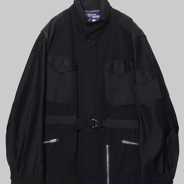 준야 와타나베 버클 밀리터리 자켓