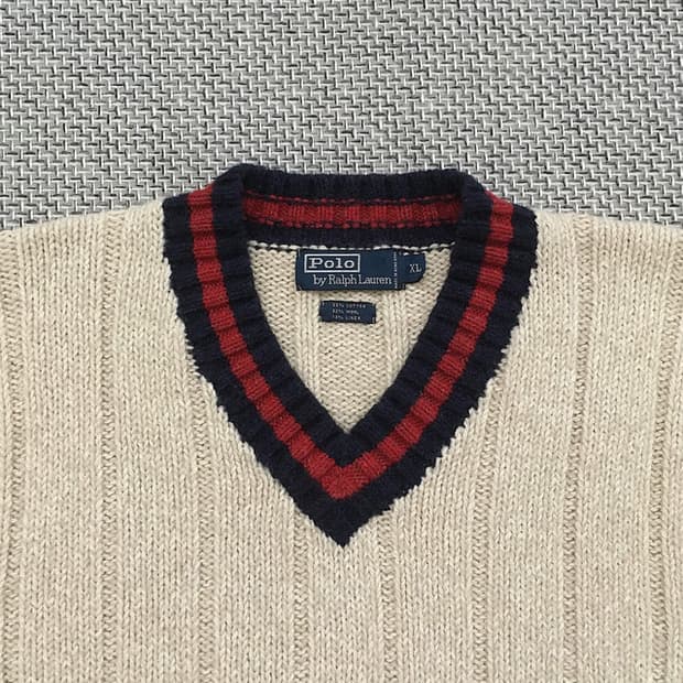 90s wool blended Cricket knit sweaters
