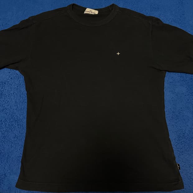 스톤아일랜드 십자 자수 티셔츠 L