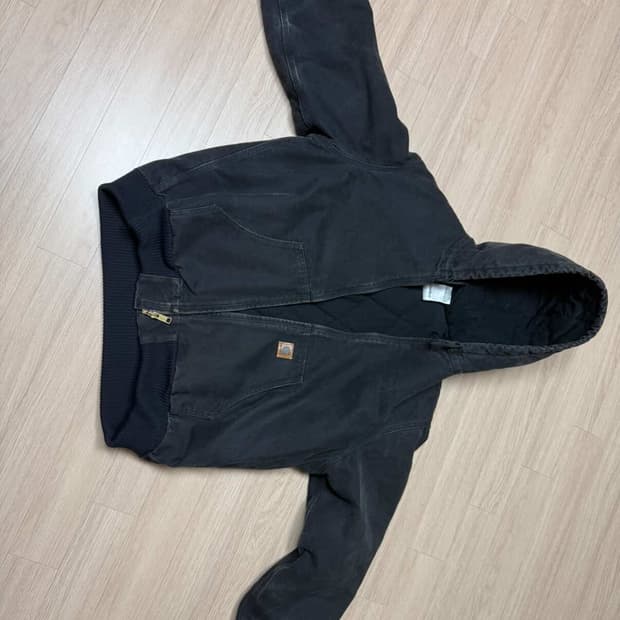 빈티지 칼하트 더 엑티브 후드자켓 j130 검정 XL