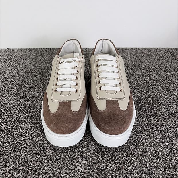 (정품/새상품) DKNY 남성 스웨이드 레더 스니커즈