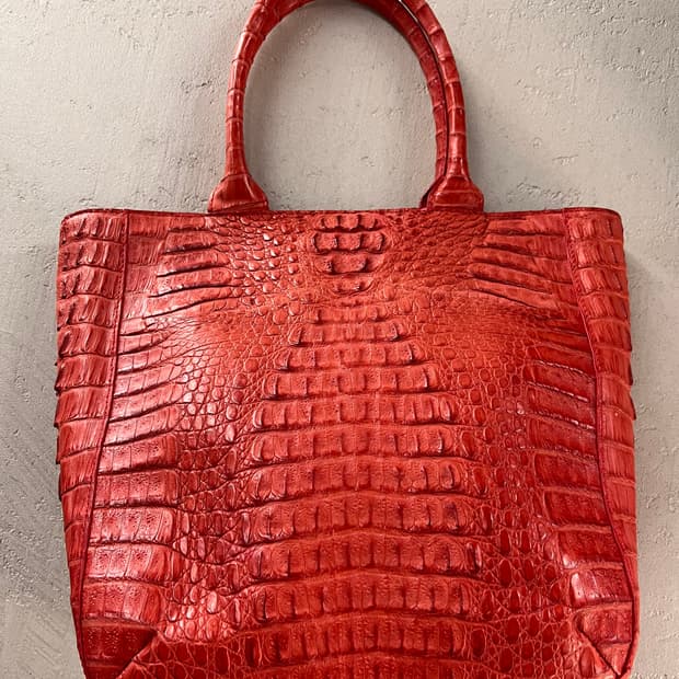 Bliss & Blossom 악어 토트백