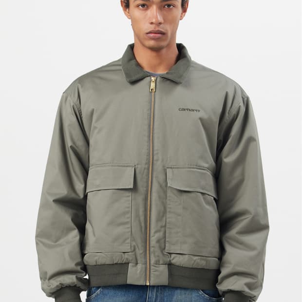 칼하트wip 벌컨 자켓 세이지 그린/블랙