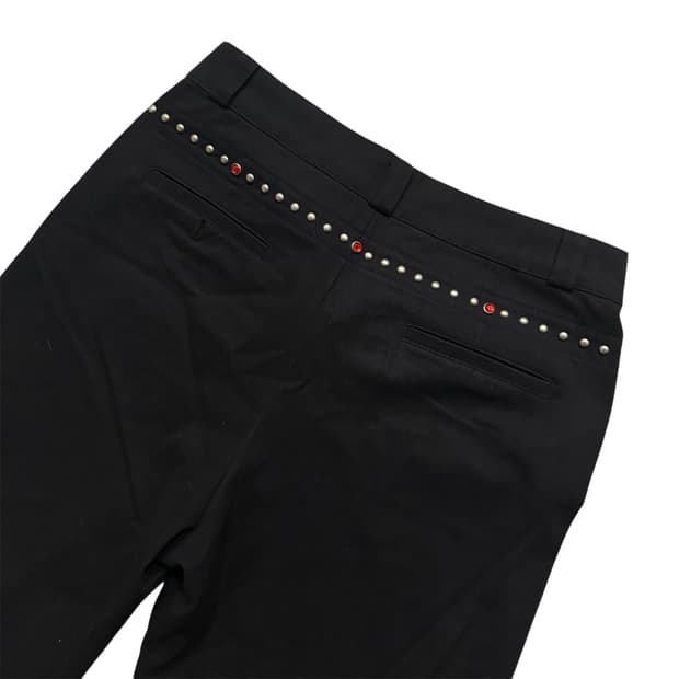 잼스톤 스터드 블랙 팬츠