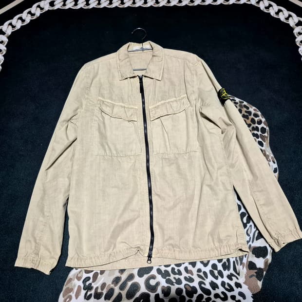 스톤 아일랜드 22F/W 올드이펙트 오버셔츠 자켓 L