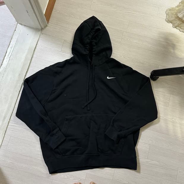 나이트  후드티 블랙