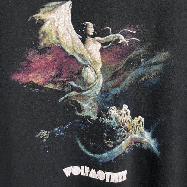빈티지 00s 2005 Wolfmother 밴드 티셔츠