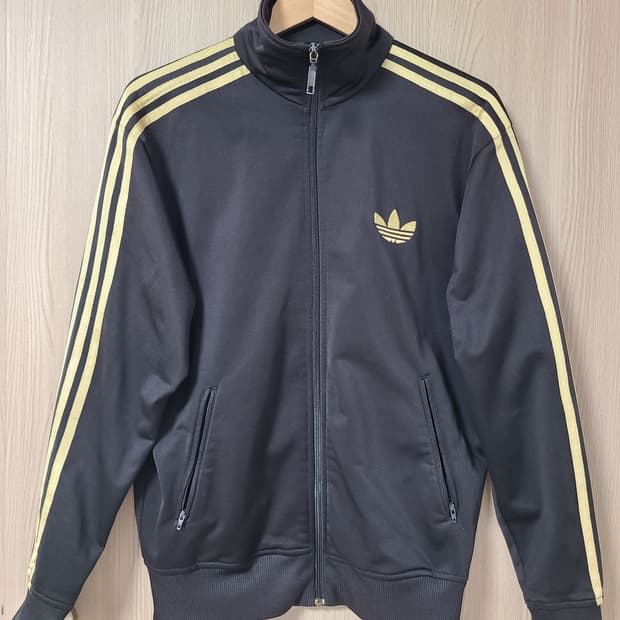 아디다스 파이어버드 트랙탑 골드 금장 100사이즈