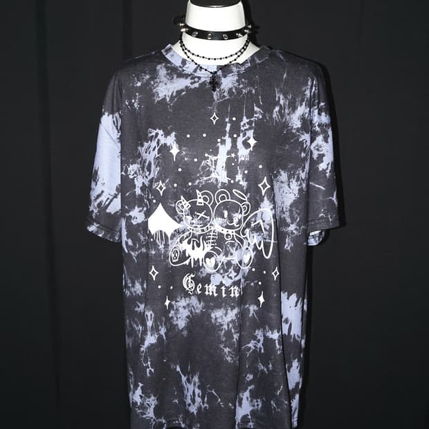 tie-dye teddy bear t 