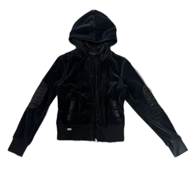 쥬시 꾸뛰르 st 벨벳 후드 집업 트레이닝 복