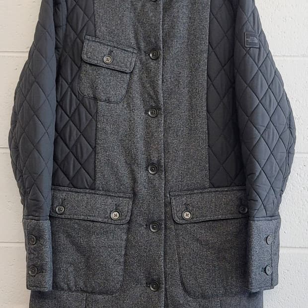 노스페이스 화이트라벨(여성용) 퀼팅 믹스 패딩코트(자켓) 판매