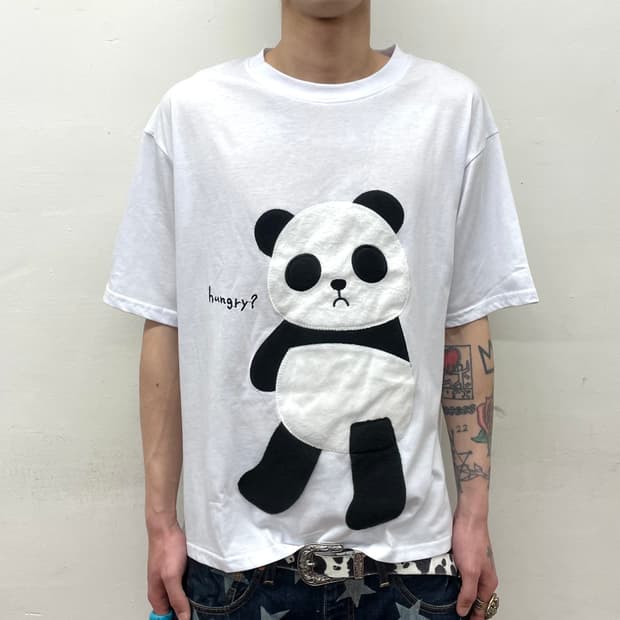 3D Panda White T-shirt