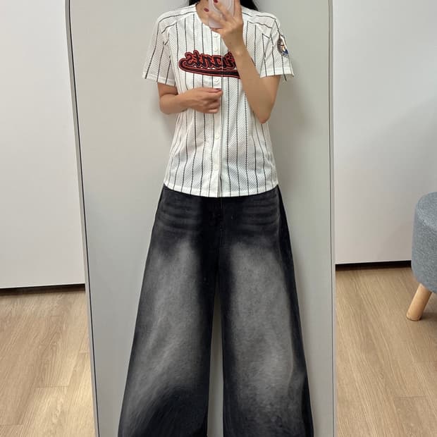 롯데자이언츠 네포스 노마킹 올드 반팔 유니폼