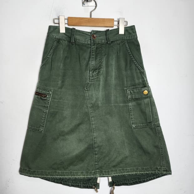 Sunny Clouds 카고 스커트