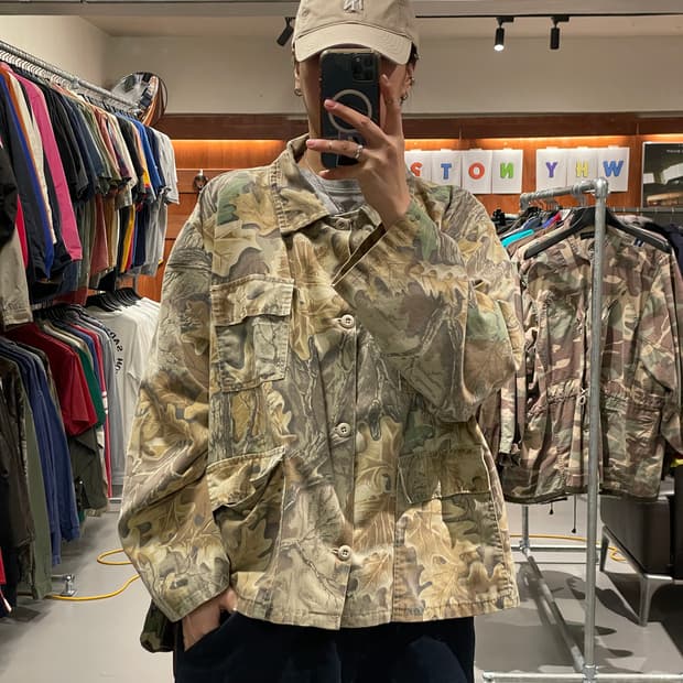 빈티지 리얼트리 사파리 자켓