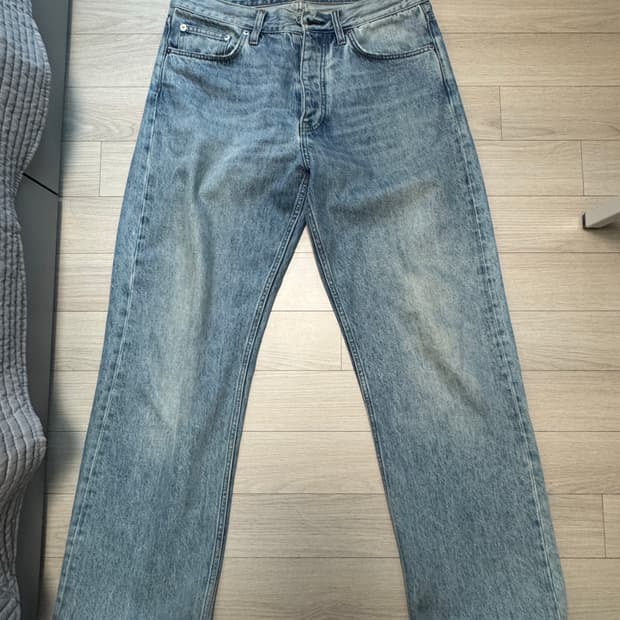 선플라워 루즈핏데님
