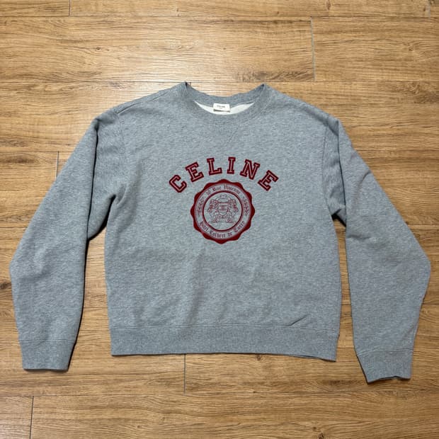 셀린느 로고 맨투맨 l사이즈