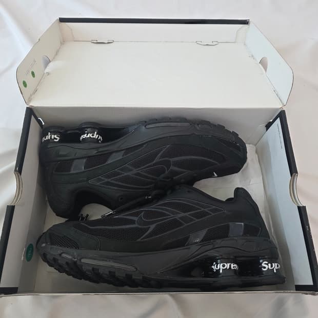 나이키 x 슈프림 샥스 라이드 2 SP 블랙