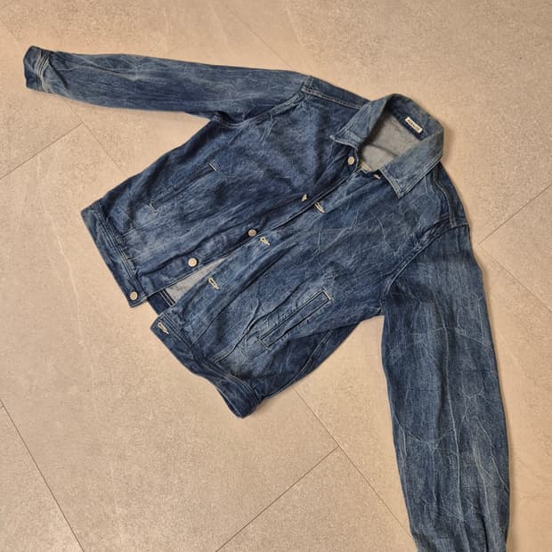 오라리 샐비지 라이트닝 데님 자켓 5사이즈