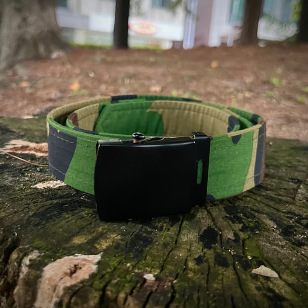 밀리터리 카모플라주 벨트