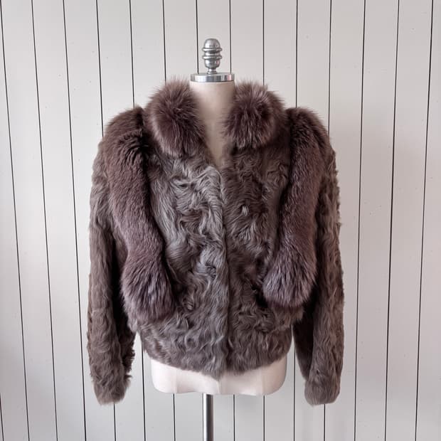 폭스트림 렘 모피 자켓