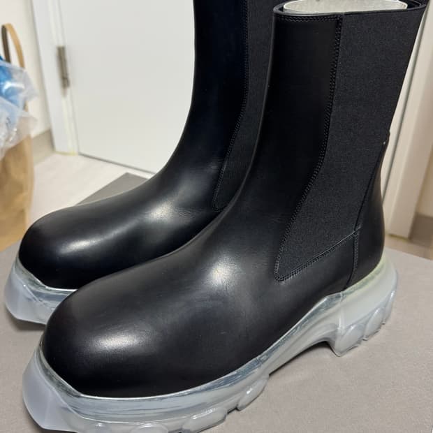 릭오웬스 트랙터부츠 클리어솔 43사이즈