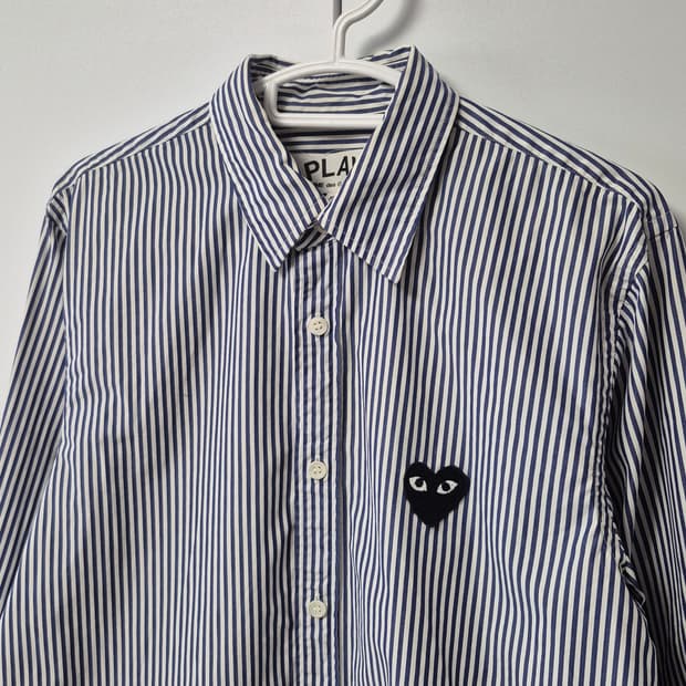 꼼데가르송 스트라이프 셔츠 S사이즈