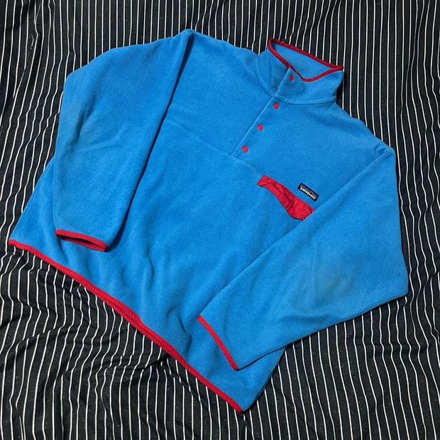 00s 파타고니아 신칠라 후리스 L 에메랄드 블루